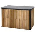 Combine Cushion Box - Cushion Box - Teak w. Lava Grey Aluminium