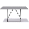 Thumbnail photo of Jg Table 6569 By Jørgen Gammelgaard - Spisebord - Black Linoleum W/black Oak / Black Powder Coated Steel - W140 X D140 X H72 Cm