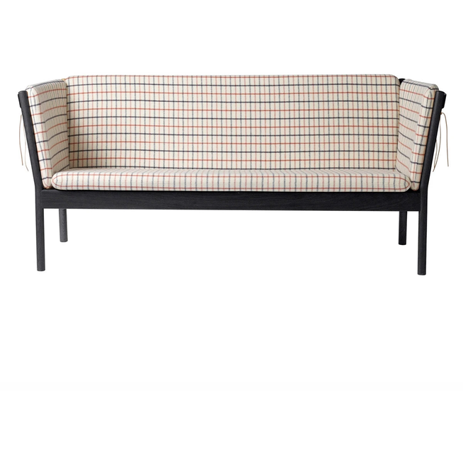 Photo of J149 3-pers. Sofa - Black lacquered oak