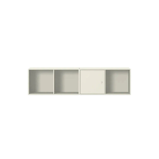Photo of Line Sideboard - Suspension Rail - Vanilla - Shelving System - White - Mdf