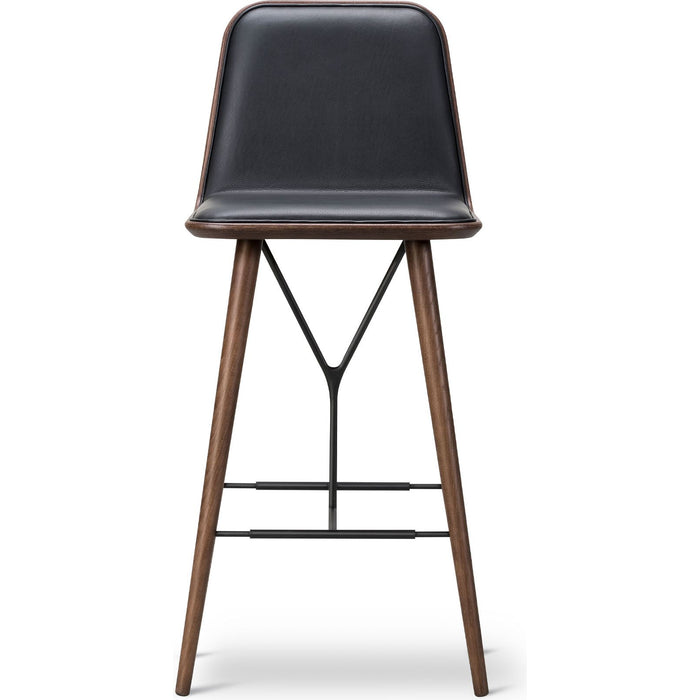 Photo of Spine Wood Base Bar Stool H69 cm