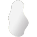 Pond Mirror - Brass/messing Kant - Spejl