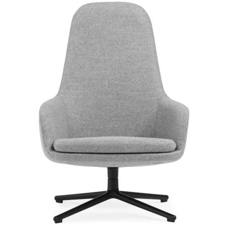 Photo of Era Lounge Chair High Swivel Black Alu