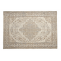 Beaded Woven Rug - Sand / Beige