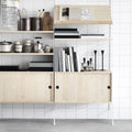Thumbnail photo of String Magazine Shelves/Wood 78, Grey - Shelving - Nils Strinning - Grey - Mdf