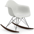Eames Plastic Armchair Rar - 23 Ice Grey - Basic Dark Base - Dark Maple - Matstolar - Charles & Ray Eames - Grå - Metall/trä/plast