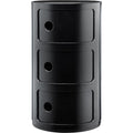 Thumbnail photo of Modular 4967, Black, 3 Compartments - Hurtsar - Anna Castelli Ferrieri - Svart - Plast