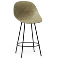 Thumbnail photo of Mat Bar Chair 65 Cm Steel - Barstol - Seaweed / Black Steel - H101 X W51,6 X D55 X Sh65 Cm