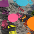 Thumbnail photo of Bistro Table Ø 117 Cm - Cotton White - Dining Table Outdoor - Metal