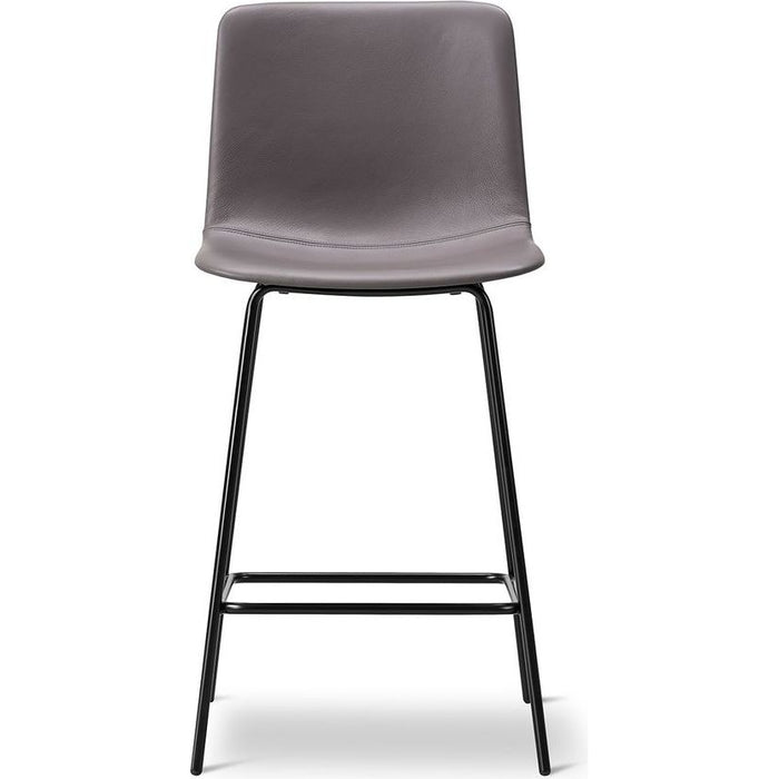 Photo of Pato 4 Leg Barstool 4307 - Full Upholstery - Primo 74 Umbra Grey - W46,5 X D51,5 X H99,5 X Sh66,5 Cm