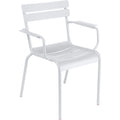 Thumbnail photo of Luxembourg Armchair Cotton White 01 - Matstolar Utomhus - Frédéric Sofia - Vit - Metall