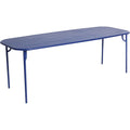 Thumbnail photo of Week-end, Large Rectangular Table, Blue - Garden Table - Studio Brichet-ziegler - Blue - Metal