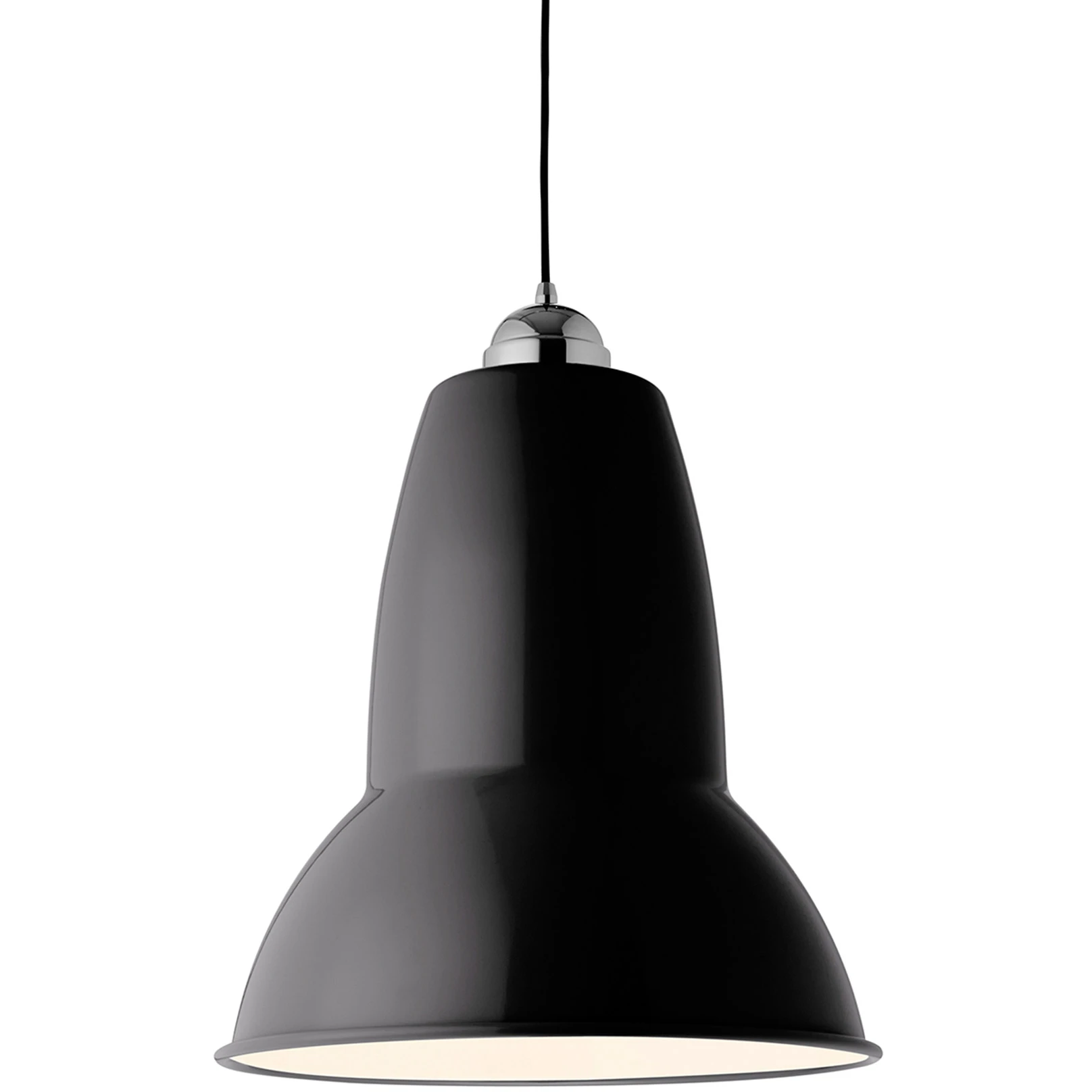 Original 1227 Giant Pendant Lamp Jet Black (blank) - Pendellampor - George Carwardine - Svart