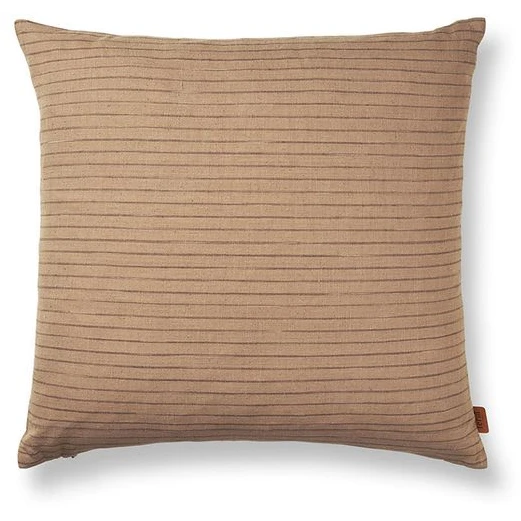 Photo of Brown Cotton Cushion Cover - Pudebetræk