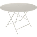 Thumbnail photo of Bistro Table Ø 117 cm, Clay Grey - Outdoor Dining Table - Green, Grey - Metal