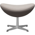 3127 Egg Footstool - Satin Polished Aluninium Base