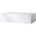 Thumbnail photo of Plinth Low White Marble - Soffbord - Norm Architects - Vit - Trä/sten