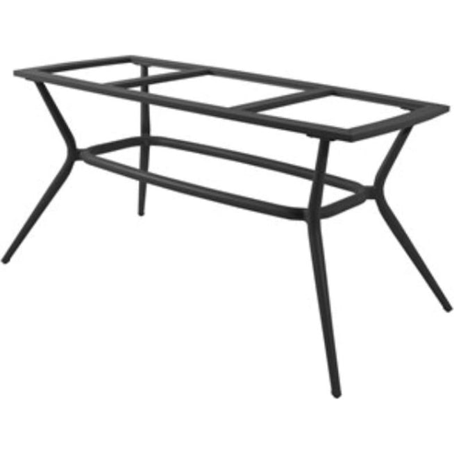 Photo of Joy Skewer Frame - Oval - Havebord - Lava Grey, Aluminium - H71 x W180 x D90 cm