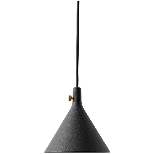 Photo of Cast Pendant Shape 1, Black Aluminium - Pendellampor - Jordan Murphy,thomas Chung - Svart