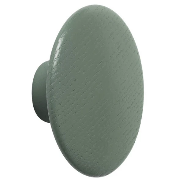 Photo of The Dots Coat Hooks X-small, Dusty Green - Krokar - Lars Tornøe - Grön