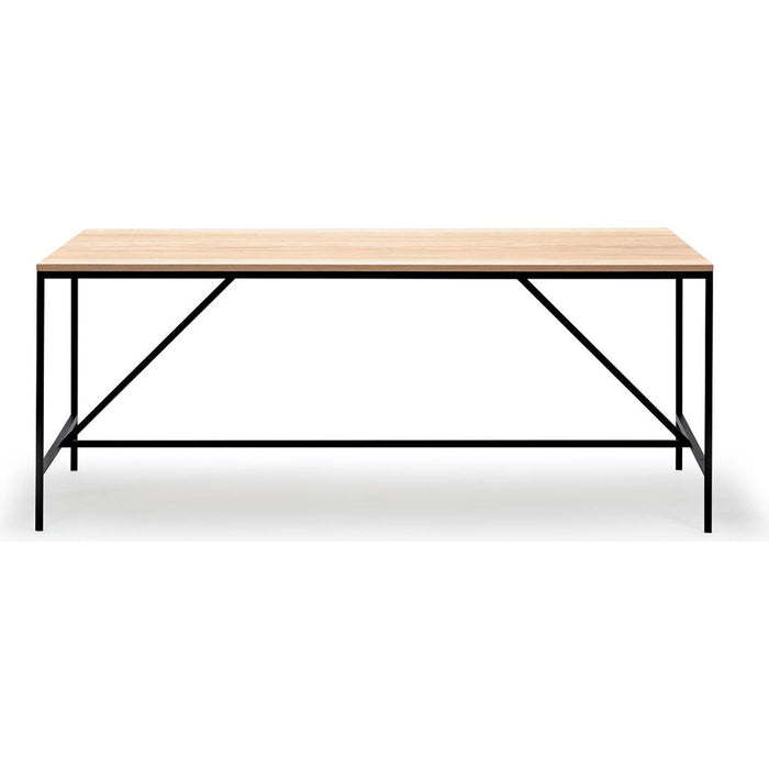 Photo of Cache Dining Table 180 cm, Oak/black - Dining table - Paul Mccobb - Wood-coloured, black - Metal/wood