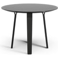 Thumbnail photo of Divido Dining Table Ash Black Glazed. Ø95cm