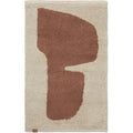 Thumbnail photo of Lay Washable Mat - Bademåtte - Parchment/rust - W50 X H70 X D1 Cm