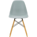 Eames Plastic Chair Dsw - 24 Light Grey - Golden Maple - Matstolar - Charles & Ray Eames - Grå - Metall/trä/plast