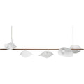 Thumbnail photo of Florii 5 Linear Pendant Light Dark Bronze/white