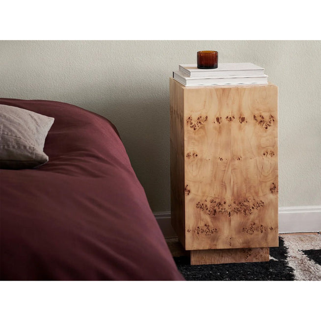 Photo of Burl Side Table H: 67 Cm - Natural