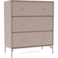 Thumbnail photo of Carry Dresser - Mushroom / Matt Chrome Legs - Dressers - Wood