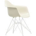 Eames Plastic Armchair Dar - 11 Pebble - White Base - Matstolar - Charles & Ray Eames - Vit - Metall/plast