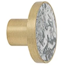 Photo of Brass Hooks - Knager - Brass/agate Moss Large - Ø: 4 Cm X D: 2,5 Cm