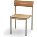 Thumbnail photo of Pelagus Chair Light Ivory - Outdoor dining chairs - Metal/wood