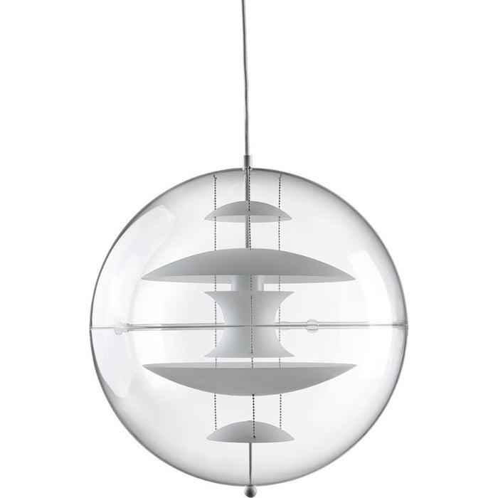 Photo of Vp Globe Glass Pendant Ø40  - Pendellampor - Verner Panton - Vit