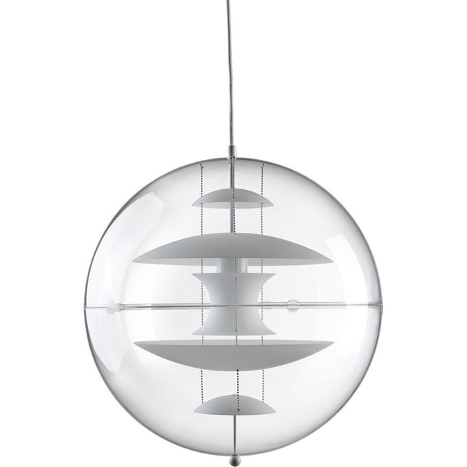 Photo of Vp Globe Glass Pendant Ø40  - Pendellampor - Verner Panton - Vit
