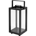 Thumbnail photo of Lighthouse Outdoor Lantern - Lava Grey - Extra Small - W: 16.5 x D: 15.5 x H: 37 cm