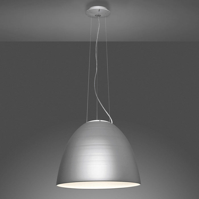 Photo of Nur 1618 LED Pendant Light Aluminum Gray - Pendant Lights - Ernesto Gismondi - Gray