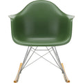Eames Plastic Armchair Rar - 48 Forest - Chrome Base - Golden Maple - Matstolar - Charles & Ray Eames - Grön - Metall/trä/plast