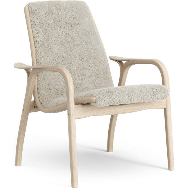 Photo of Laminett Arm Chair White Pigmented Oak/sheep Skin
