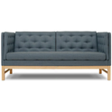 Ej315 Sofa 1522 By Erik Ole Jørgensen - 2 Personers Sofa - Remix 733 / Light Oiled Oak - W153 X D77 X H81 X Sh43 Cm