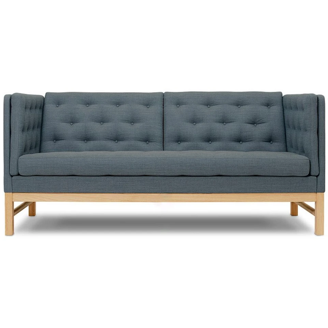 Photo of Ej315 Sofa 1522 By Erik Ole Jørgensen - 2 Personers Sofa - Remix 733 / Light Oiled Oak - W153 X D77 X H81 X Sh43 Cm