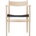 Thumbnail photo of Carl Hansen - Ch37, soaped beech, black braided paper string - Dining chairs - Hans J. Wegner - Wood