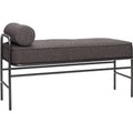 Thumbnail photo of Metal / Wood Sofa - Black Including Cushions