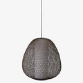 Thumbnail photo of Hanging Lamp Twiggy Egg Brown Bamboo Ø60cm