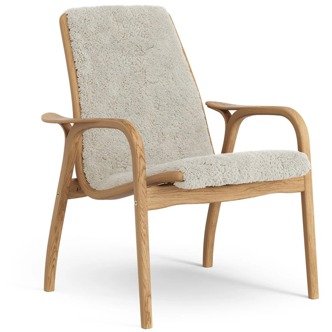 Photo of Laminett Arm Chair Oiled Oak/sheep Skin