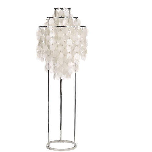 Photo of Fun 1stm Floor Lamp - Skärmlampor - Verner Panton - Silver,beige