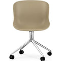 Thumbnail photo of Hyg Chair Swivel 4w - Office Chair - Sand - Aluminium - H: 84 X L: 54 X D: 53,5 X Sh: 46 Cm