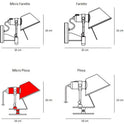 Tolomeo MICRO Pinza Wall Lamp