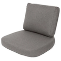 Thumbnail photo of Sense/moments Lounge Chair Cushion Set Indoor - Outdoor Cushions - Taupe - Cane-line Natté - W: 72 X D: 83 X H: 21 cm